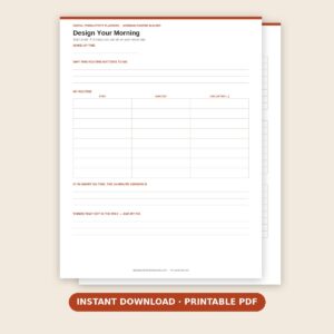 Morning Routine Builder