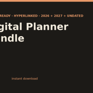 Digital Planner Bundle